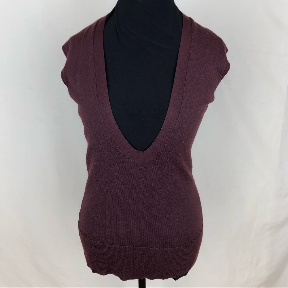 Loft Womens Deep V sweater vest size XS